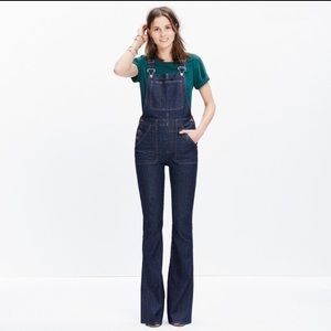 Madewell Flea Market Flare Overalls Rita Medium